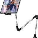 Car/Truck Seat Rail Tablet Mount, 35" Heavy Duty Car Floor Bolt Tablet Holder, Vehicle Front Seats Stand for iPad Pro Air Mini, iPhone, Galaxy Tabs, Z Fold, More 4-13" Cell Phones and Tablets