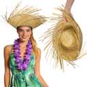 FOMIYES Straw Woven Beach Hat for Sun Protection Sun Hat Lightweight and Breathable for Outdoor Activities Fits Head