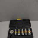 ELEAD 6-Piece 3/8" Drive Spark Plug Socket Set with Spark Plug Gapper, SAE & Metric, 5/8", 3/4", 13/16", 14mm, 18mm, CR-V Sockets with Rubber Holding Rings