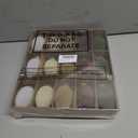 15 Pcs Christmas Velvet Balls Bulk C9 Flocked Christmas Tree Ball Ornaments Plastic Shatterproof Xmas Decorative Hanging Home Ornaments for Xmas Tree Party Holiday Decor (3.15'',Morandi)