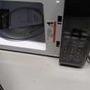 Emerson MW7302 Series Compact Countertop Microwave Oven, 0.7 Cu. Ft., 700 Watts, 10 Power Levels, 6 Auto Cook Menus, Time & Weight Defrost, Express Cooking, Black