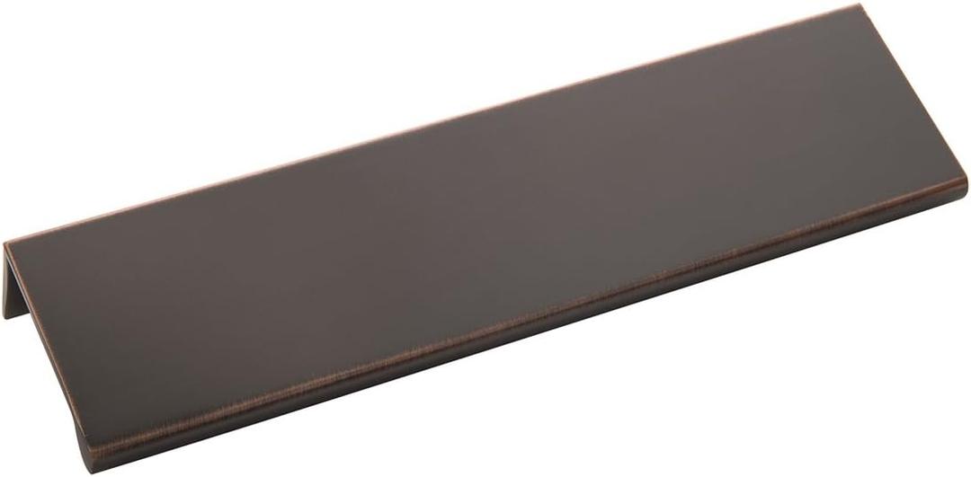 Hickory Hardware 1 Pack Solid Core Kitchen Cabinet Pulls, Luxury Cabinet Handles, Doors & Dresser Drawers, 6-5/16 Inch (160mm) Hole Center, Oil-Rubbed Bronze Highlighted, Rockford Collection