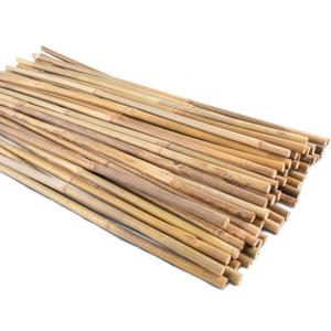 50Pcs Garden Stakes, 0.32/16 Inch Bamboo SticksNatural Plant Stakes for Indoor and Outdoor PlantsPoles for Tomatoes, Beans, Potted Plants (16In,Pack of 50)