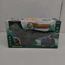 TEMI Remote Control Dinosaur Toys for Boys 3 4 5 6 7 8 Years, Electrical Stunt RC Walking Dinosaur Toy with Light and Sound, Rechargeable Battery, 360 Rotating, Birthday Toys for Kids (Green)