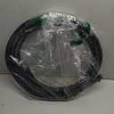 Room Divider Curtain Ceiling Curtain Track Set for Blackout and Privacy (Black Curtain + Black Track) 106" W x 96" L -1 Piece