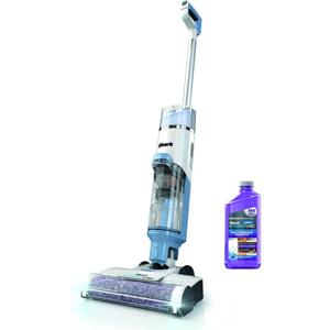 Shark WD201 HydroVac Cordless Pro XL 3-in-1 Vacuum, Mop & Self-Cleaning System with Antimicrobial Brushroll* & Solution for Multi-Surface, Hardwood, Tile, Marble & Area Rugs, Pure Water (Blue)