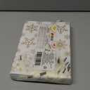 JOYIN 12 PCS Christmas Holiday Foil Gold Gift Bags with Tissue Papers and Name Card Tags; Assorted White Winter Prints for Party Favors Goody Bags, Xmas Presents and Wrapping Stocking Stuffers (8" x 4" x 10" (Pack of 12))