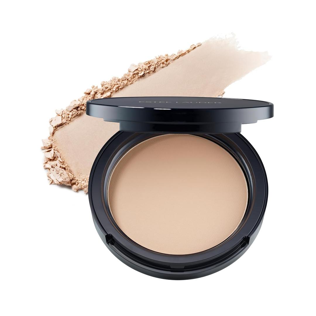 Estée Lauder Double Wear StayinPlace Matte Setting Powder Veil | Pressed Setting Face Powder Compact with Puff | OilControl with Sheer Coverage, Translucent Light
