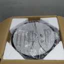 HWH INVESTMENT Flush Mount Ceiling Light Fixtures, 12 inch 2-Light Farmhouse Close to Ceiling Light Fixture with Seeded Glass Shade, Sand Black Finish, 5HTJ7-F BK