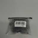 SOLY HUX Women's Twist Front Bikini Top V Neck Spaghetti Strap Swim Tops Bathing Suit, S, Black