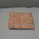 60'' x 90'' Cotton Tablecloth Handmade Cotton Floral Tablecloth Washable Print Rectangle Table Cover with Dust Proof Wrinkle Resistant for Kitchen Dining Party Buffet (Pink,Dark Salmon)