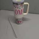 ROSTANTEN Oma Gifts Oma Mothers Day Gifts for Oma from Grandkids for Birthday Christmas 40oz Travel Cup Insulated Tumbler with Lid & Straw