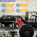JXGRATE2 Gas Range Center Cast Iron Gra Middle Stove Grate for GE Gas Stove
