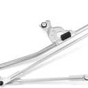 Gledewen 602-230 Front Windshield Wiper Transmission Linkage Assembly w/o Motor Compatible with 07-14 Cadillac Escalade / 07-13 Chevrolet Silverado / 07-14 GMC Sierra 1500/2500 HD/3500 HD
