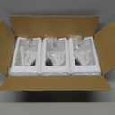 Toilet Bowl Brush and Holder 3 Pack Sturdy Plastic Long Handled Toilet Brushes for Bathroom with Ventilated Base Easy to Assemble for Deep Cleaning (White 3)