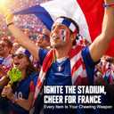 2026 World Cup Fan Accessories Kit, 7 PCS World Soccer Sport Cup Gear Set, World Cup Merchandise for Soccer Party Decorations, Stadium Events, Watch Party, Home Cheering