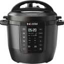 Instant Pot 6QT RIO 7-in-1 Multi-Cooker, Pressure Cooker, Slow cook, Sauté, Steam, Rice Maker, Yogurt, & Warmer, Black, 6 Quarts