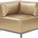 Howard Elliott Axis Corner Chair Slipcover, Luxe Gold