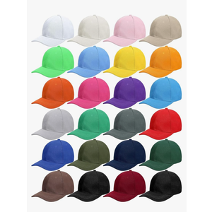 Handepo 24 Pcs Blank Baseball Cap Adjustable Back Strap Plain Blank Camouflage Hat Unisex Baseball Cap for Trucker Men Women