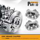 PAROD 19B2697 19B2696 Rear Disc Brake Caliper Fit for 2005-2007 Toyota Avalon, 2002-2006 Camry, 2004-2008 Solara Left/Right