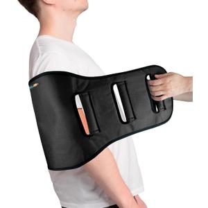 Transfer Sling,Padded Assist Gait Belt for Seniors, Heavy Duty Patient - Lifting Aids Mobility Standing and Lifting Aid for Disabled, Injured, Seniors, Elderly - Safely Move from Wheelchair and Bed (Black)