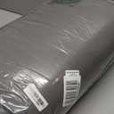 KSIIA Orthopedic Dog Bed, Deluxe Plush Waterproof, 29 x 18 Inch, Gray, 3-Inch Thick High-Density Egg Crate Foam, Removable Cover, Machine Washable (Light Grey)