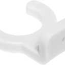 2Sets Large Swag Ceiling Hooks Heavy Duty Swag Hook with Hardware for Hanging Plants Ceiling Installation Cavity Wall Fixing (White)