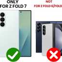 Nillkin for Samsung Galaxy Z Fold 7 Magsafe Case with Screen Protector, Fold 7 Case with Hinge Protection, Compatible with MagSafe, TPU+PC Dual Protection, Protective Magnetic Slim Case, Black