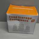 40 PCS Food Storage Containers with Lids Airtight (20 Containers & 20 Lids), Plastic Storage Meal Prep Container-Stackable 100% Leakproof & Microwave Organization and Storage Sets, Lunch Containers