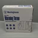 Westinghouse Heated Throw Blanket, Electric Blanket Throw with 6 Heating Levels and 2-10 Hours Time Settings, Flannel to Sherpa Super Cozy Heated Blanket Machine Washable, 50x60 inch, Charcoal