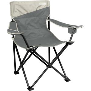 Coleman Big-N-Tall Camping Chair with Cup Holder & Side Pocket, Water-Resistant XL Outdoor Seat Supports up to 600 lbs, Great for Camping, Tailgating, Firepits, Patio, & More