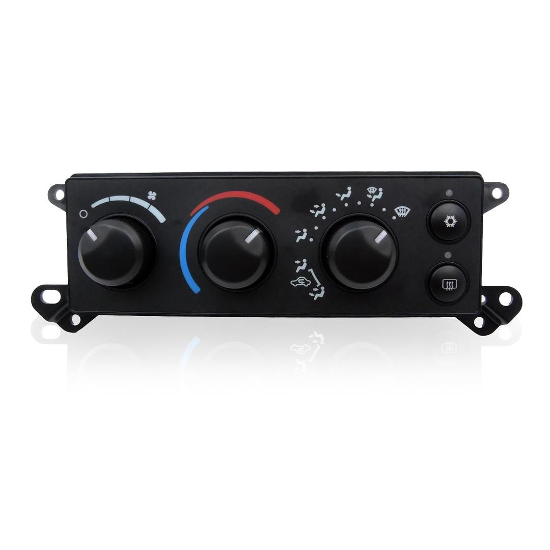 A/C Heater Climate Control Module P55056569AC Compatible with Dodge Ram 1500 2500 3500 2006-2008 Dodge Dakota 2008-2011 Air Conditioning Heater Control Switch Panel Replace P55056569AD 55056569AE