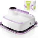 KEINVE 10"x10" Heat Press Machine for T-Shirts, Fast Heating with Timer & Auto Shut-Off, DIY Iron-On Transfer Press for Clothes & Bags - Purple 2026 Update