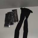 VERO MONTE Women Patterned Fishnet Tights Black Fishnets Net Stockings Pantyhose, One Size