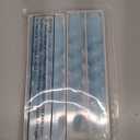 Zhengmy 4 Pcs Light Blue Spiral Taper Candle 7 Inch Twisted Long Wax Dinner Candlestick for Fall Halloween Christmas Holiday Valentines Wedding Birthday Baby Shower Table Decor(Solid)