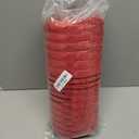 Exclusivo Mezcla Twin Size Knit Blanket with Fringes for Bed, Reversible Super Soft and Warm Woven Throw for Summer, Home Decor, 60"x80", Red