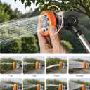 [All-New 2027] 18" Watering Wand for Garden Hose, Unistyle Hose Nozzle Sprayer with 8 Spray Patterns,180° Adjustable Angle, Thumb Flow Control, Garden Watering Wand for Plants, Flowers, Car Wash