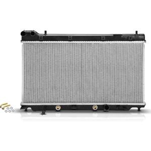 Engine Coolant Radiator with Transmission Oil Cooler Compatible with Honda Fit 2007 2008 1.5L, Automatic Transmission, Replace# 19010RMEA51