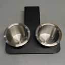 Drink Holder for Truck, Car Cup Holder Compatible with 73-87/91 Chevy/GMC C/K 10/20/30, Detachable Center Console Cup Colder Aluminium and Stainless Steels Truck Water Cup Drink Holder (Black)