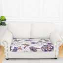 Smiry Printed Couch Cushion Covers, Stretch Soft Couch Covers for Sofa, Washable Non-Slip Sofa Slipcover Furniture Protector for Indoor and Outdoor (Medium, Beige)