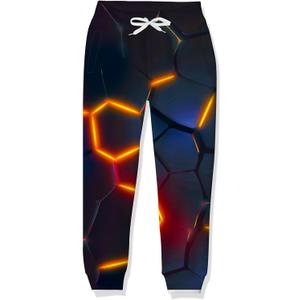 UNICOMIDEA Boys Girls Jogger Pants Funny 3D Graphic Sweatpants Athletic Sports Pants for Kids 14-16 yrs