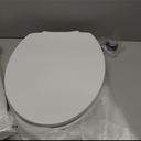 Soft Close Toilet Seat Elongated and Lid for TOTO SS114#01, Cotton White, Mounting Hardware included