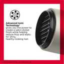 REVLON Turbo Hair Dryer with Advanced Ionic Technology, Ceramic Coating | Turbo Heat and Cold Shot Features, 1875 Watts for Fast Drying and Shine (Silver) (4.05x11.15x9.25 Inch (Pack of 1), Grey)