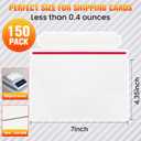 150 Pack Rigid Mailers, 7"x4.35" Trading Card Shipping Envelopes for Collectors & Sellers, Perfect Size Lightweight Shipping Envelopes for Toploaders and Semi-Rigid Holders,Protector Supplies