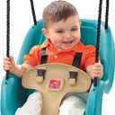 Step2 Infant to Toddler Swing, Baby Outdoor Swing, Backyard Bucket Style Swing Seat, Secure Harness, Outside Weather-Resistant Rope, Attach to Playset, For Toddlers 9 Months -3 Years Old