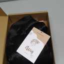 Men's 18th Century Colonial Judge Wig, Side Curls with Ponytail, Synthetic Historical Costume Wig for Halloween, Theater and Cosplay.(Black)