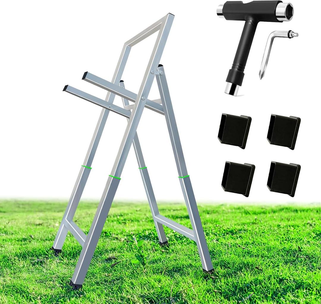 Archery Target Stand for Backyard, Foldable Metal Archery Target Stands for Straw & Point Bag Target Stand - Easy to Carry