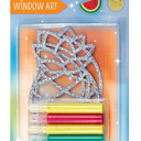 Creativity for Kids Window Art Fun Fruits - Paint and Decorate 2 Suncatchers, Create Your Own Window Art for Kids, 2 Pack