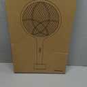 YISSVIC Electric Fly Swatter 4000V Bug Zapper Racket Dual Modes Mosquito Killer with Purple Mosquito Light Rechargeable for Indoor Home Office Backyard Patio Camping