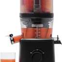 Nama J2 Cold Press Juicer  Self Feeding for Hands-Free Operation with Wide Mouth Hopper for Whole Recipe Loading, Zero Waste Masticating Juicer For More Juice, Less Pulp  Easy Cleanup & Assembly (Black)